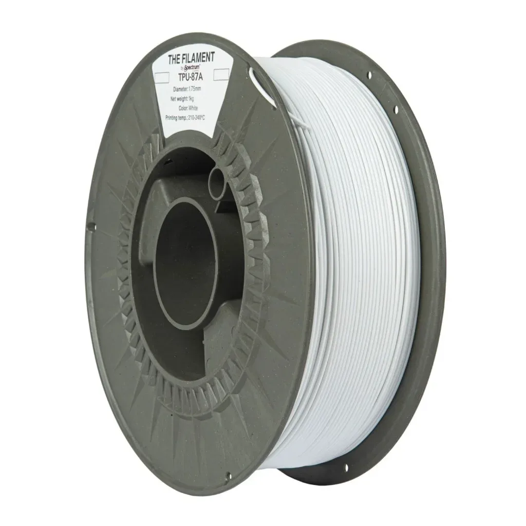 Пластик для 3D-принтера The Filament TPU-87A 1.75mm WHITE 1kg (TF-24127)
