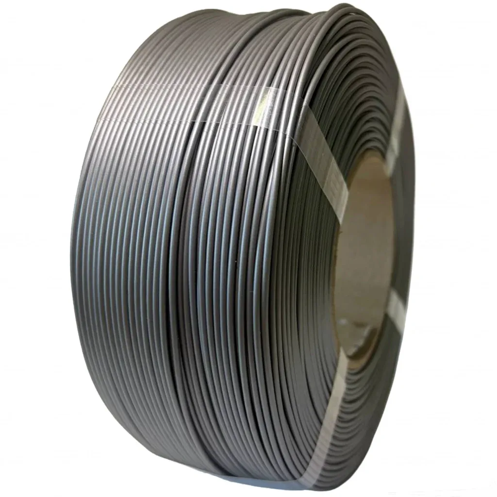 Пластик для 3D-принтера Тірапласт PLA Refill 1.75 мм 1,0 кг silver (25373/25353)