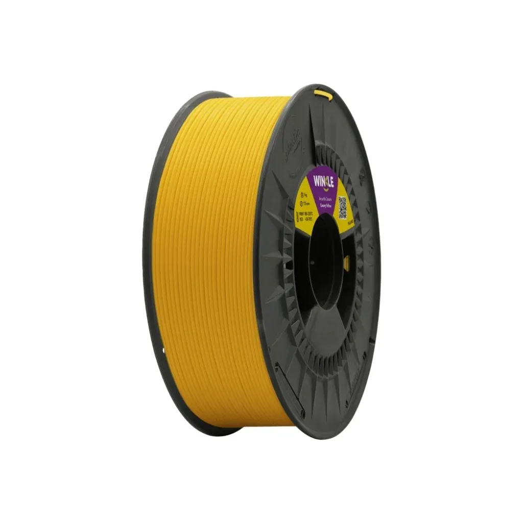 Пластик для 3D-принтера WINKLE PLA HD 1.75mm, 1kg, Canary yellow (PHD01000175AMACANWNK)