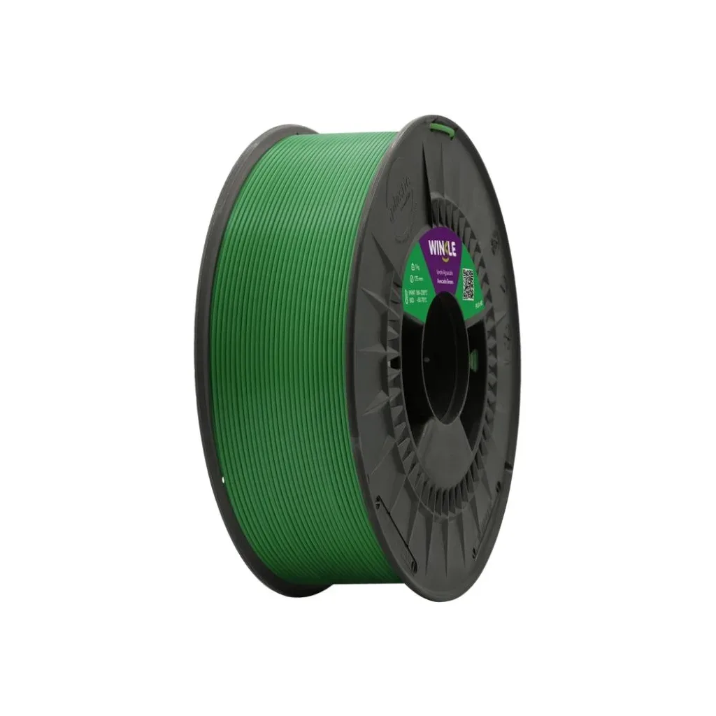 Пластик для 3D-принтера WINKLE PLA HD 1.75mm, 1kg, Green avocado (PHD01000175VERAGUWNK)