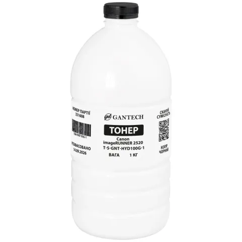 Тонер Canon iR 2520 bottle, 1kg Gantech (TSM-HYD100G-1)