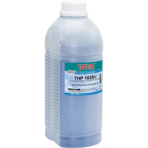 Тонер HP CLJ CP1025/Canon LBP 5050/7100 , 1000г Cyan WWM (HP1025C-1)