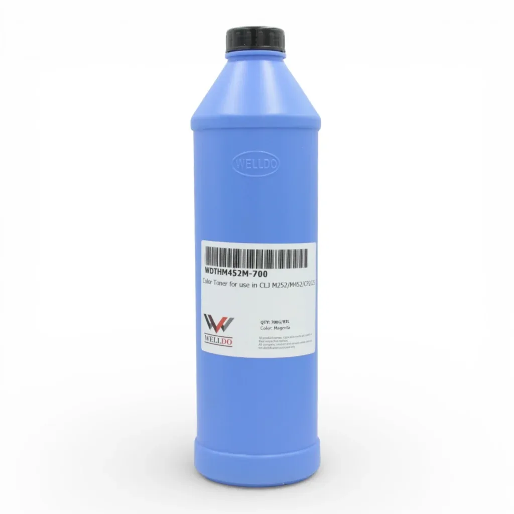 Тонер HP CLJ M252/277/452/477, Canon 045/046, 700г MAGENTA Welldo (WDTHM452M-700)