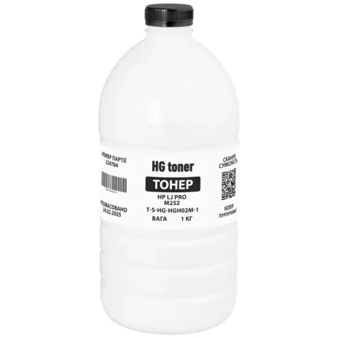 Тонер HP CLJ Pro M252 1кг, black HG (TSM-HGH02K-1)