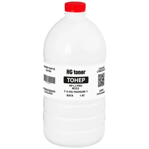 Тонер HP CLJ Pro M252 1кг, magenta HG (TSM-HGH02M-1)