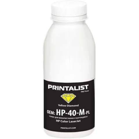 Тонер HP CLJ Universal 40г Yellow Printalist (HP-40-Y-PL)
