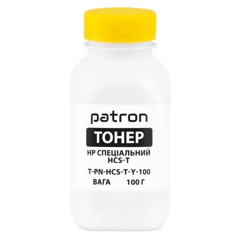 Тонер HP HCS-T, 100 г, yellow Patron (PN-HCS-T-Y-100)