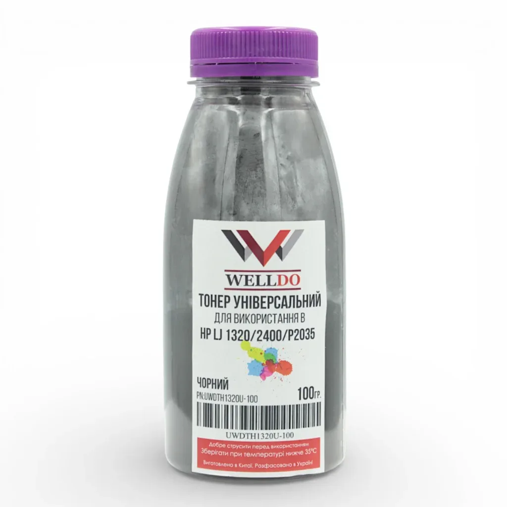 Тонер HP LJ 1320/1160/ STATIC CONTROL 100г/фасовка Welldo (UWDTH1320U-100)