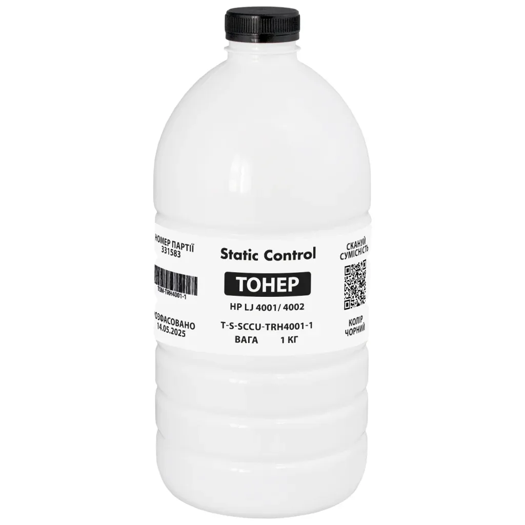 Тонер HP LJ 4001/4002 1kg UA-packaging SCC Patron (TSM-TRH4001-1)