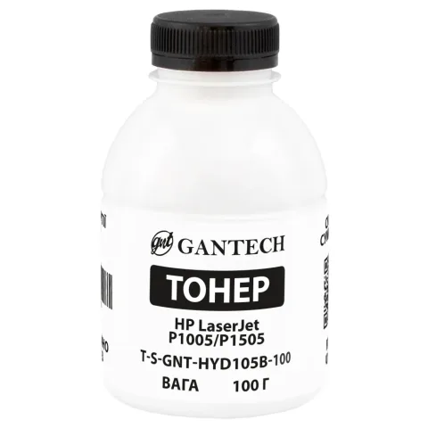 Тонер HP LJ P1005/P1505, bottle 100g Gantech (TSM-HYD105B-100)