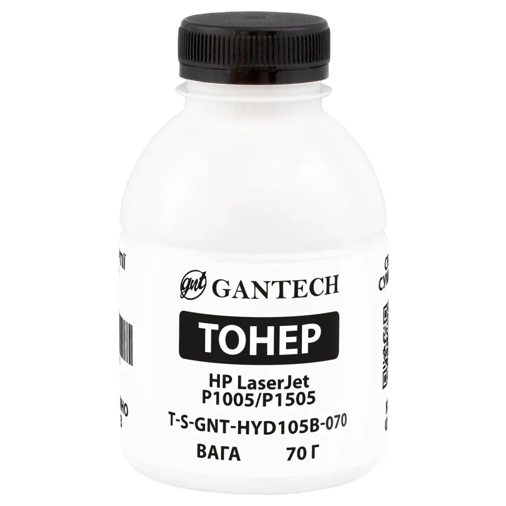 Тонер HP LJ P1005/P1505, bottle 70g Gantech (TSM-HYD105B-070)