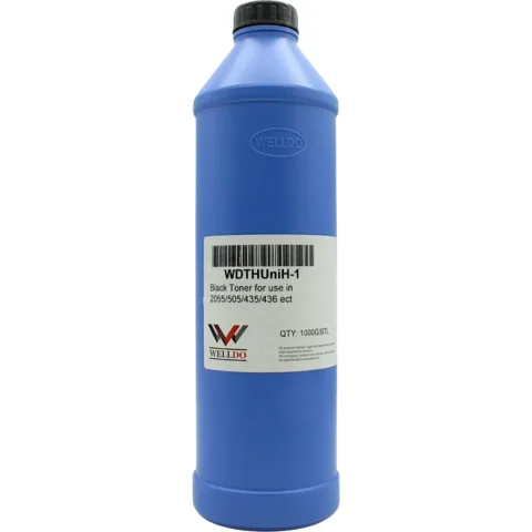 Тонер HP LJ P2035/P3015/M602/M608/Canon LBP351/352/3950 universal, 1kg, +лійка Welldo (WDTHUniH-1)