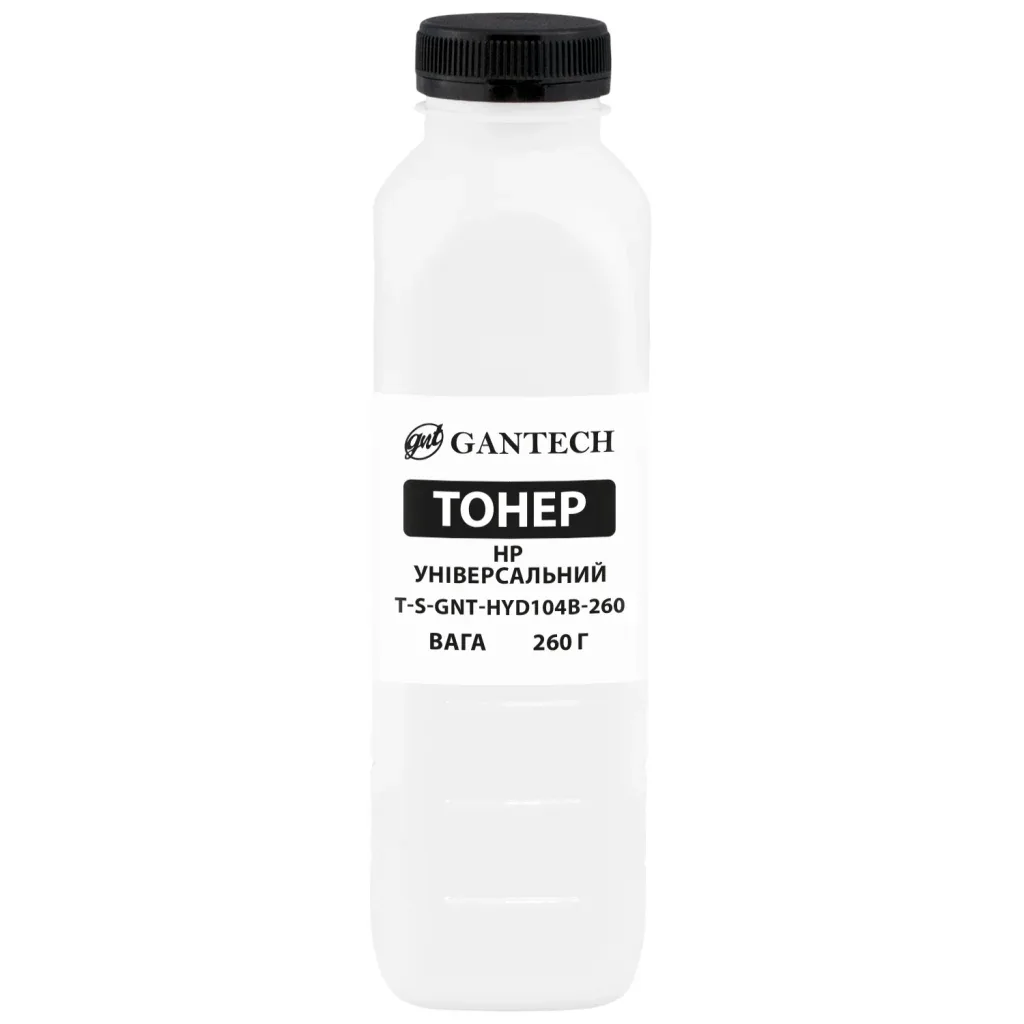 Тонер HP Universal bottle, 260g Gantech (TSM-HYD104B-260)