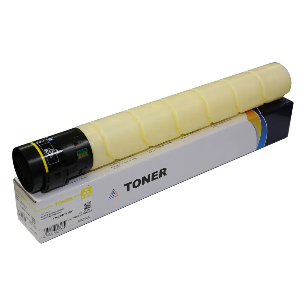 Тонер-картридж CET KONICA MINOLTA TN-512 Y A33K232 (bizhub C454/554) 514g Yellow (CET141257)
