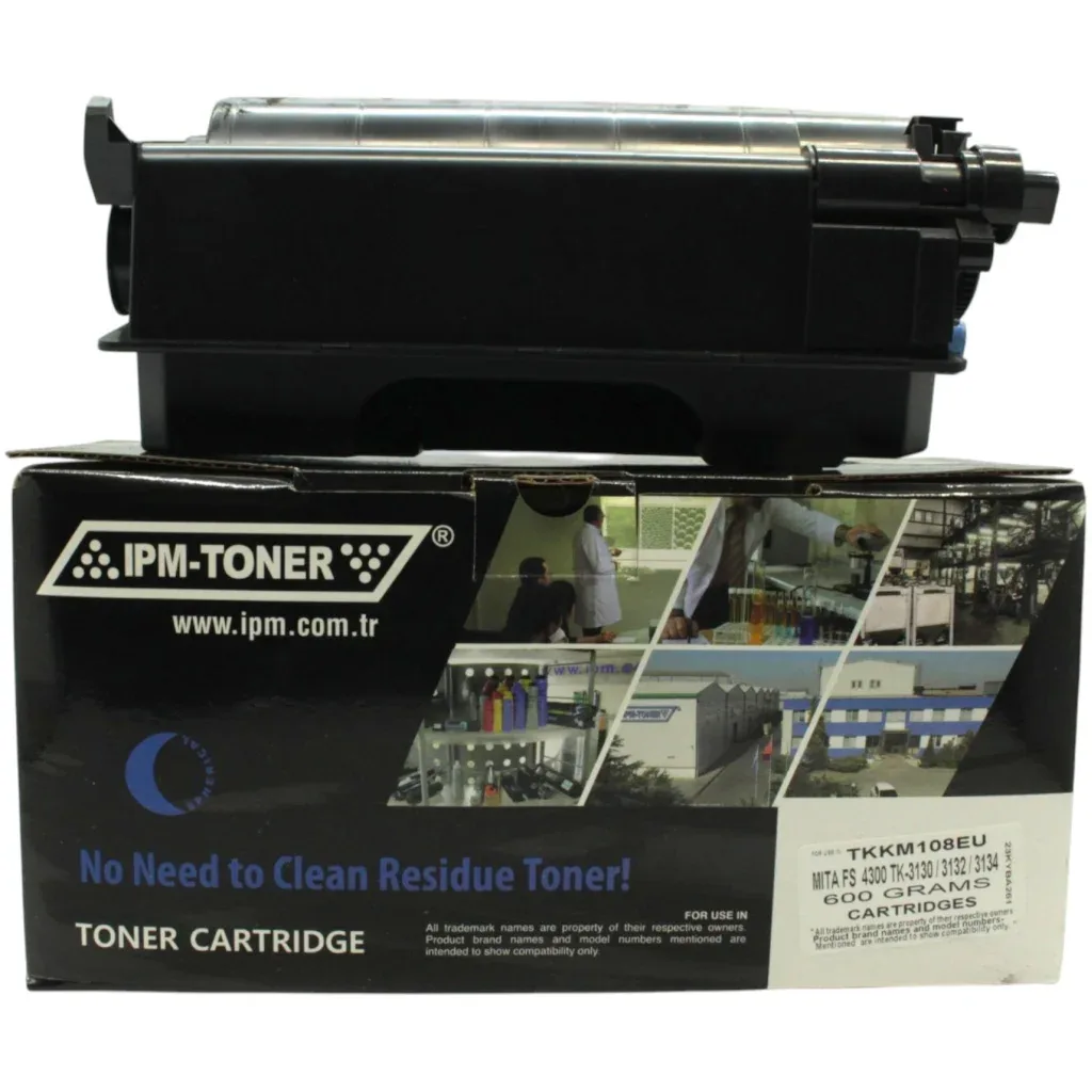 Тонер-картридж IPM Kyocera TK-3130, +waste container, chip (TKKM108EU)