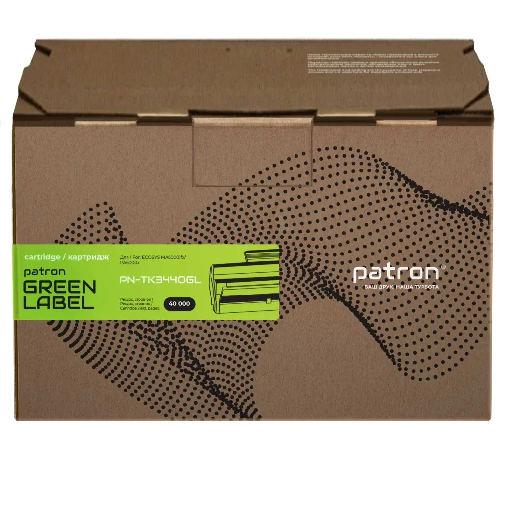 Тонер-картридж Patron Kyocera Mita TK-3440 Green Label (PN-TK3440GL)