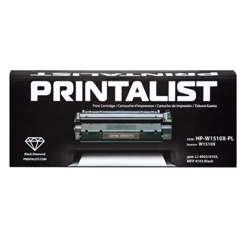 Тонер-картридж Printalist HP LJ 4003/4103, MFP 4103 Black / W1510X 9,7K (HP-W1510X-PL)