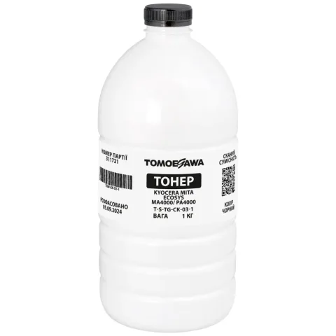 Тонер Kyocera Mita Ecosys MA4000/PA4000, 1 кг Tomoegawa (TSM-CK-03-1)