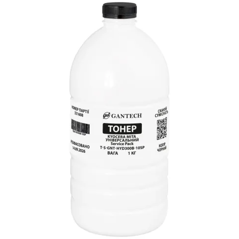Тонер Kyocera Mita universal bottle, 1kg Gantech (TSM-HYD300B-1)