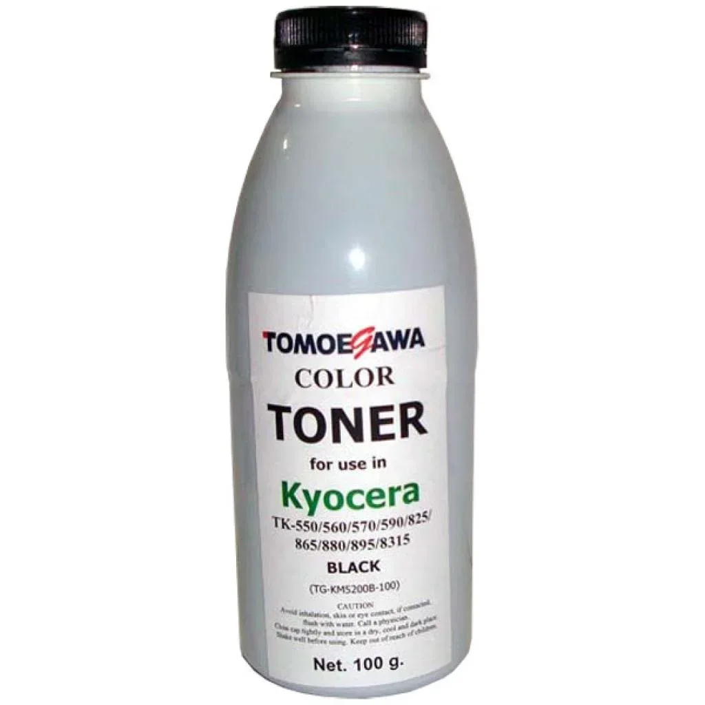 Тонер KYOCERA TK-550/825/865/880/895/8315 100г Black Tomoegawa (TG-KM5200B-100)