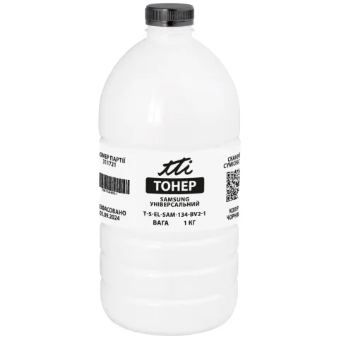 Тонер Samsung, 1кг universal bottle TTI (TSM-T134-BV2-1)