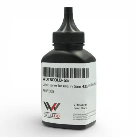 Тонер Samsung COLOR CLP-310/315/HPW2070A/117A/CLT-C404S/406S/407S, black 55г Welldo (WDTSCOLB-55)