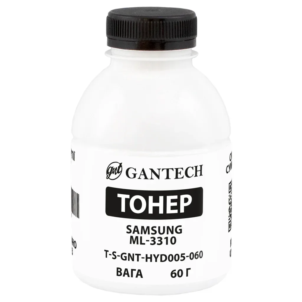 Тонер Samsung ML-3310, bottle 60g Gantech (TSM-HYD005-060)