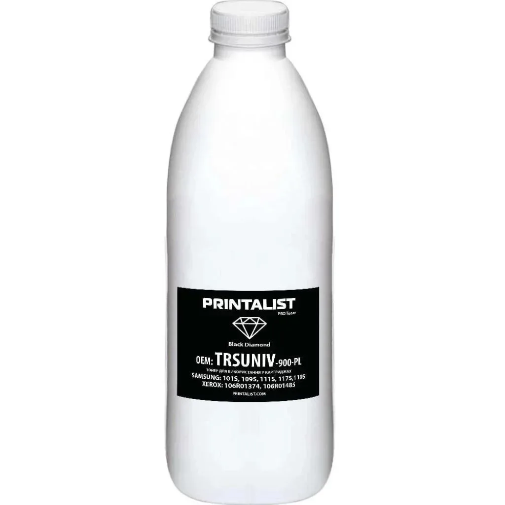 Тонер Samsung TRSUNIV, 900г фасовка Printalist (TRSUNIV-900-PL)