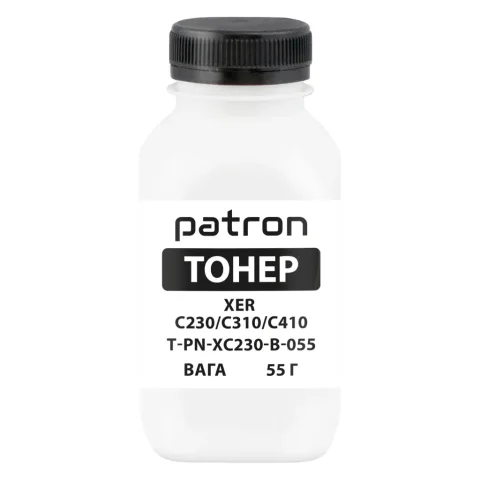 Тонер XER C230/C310/C410, 55 г, Black Patron (PN-XC230-B-055)