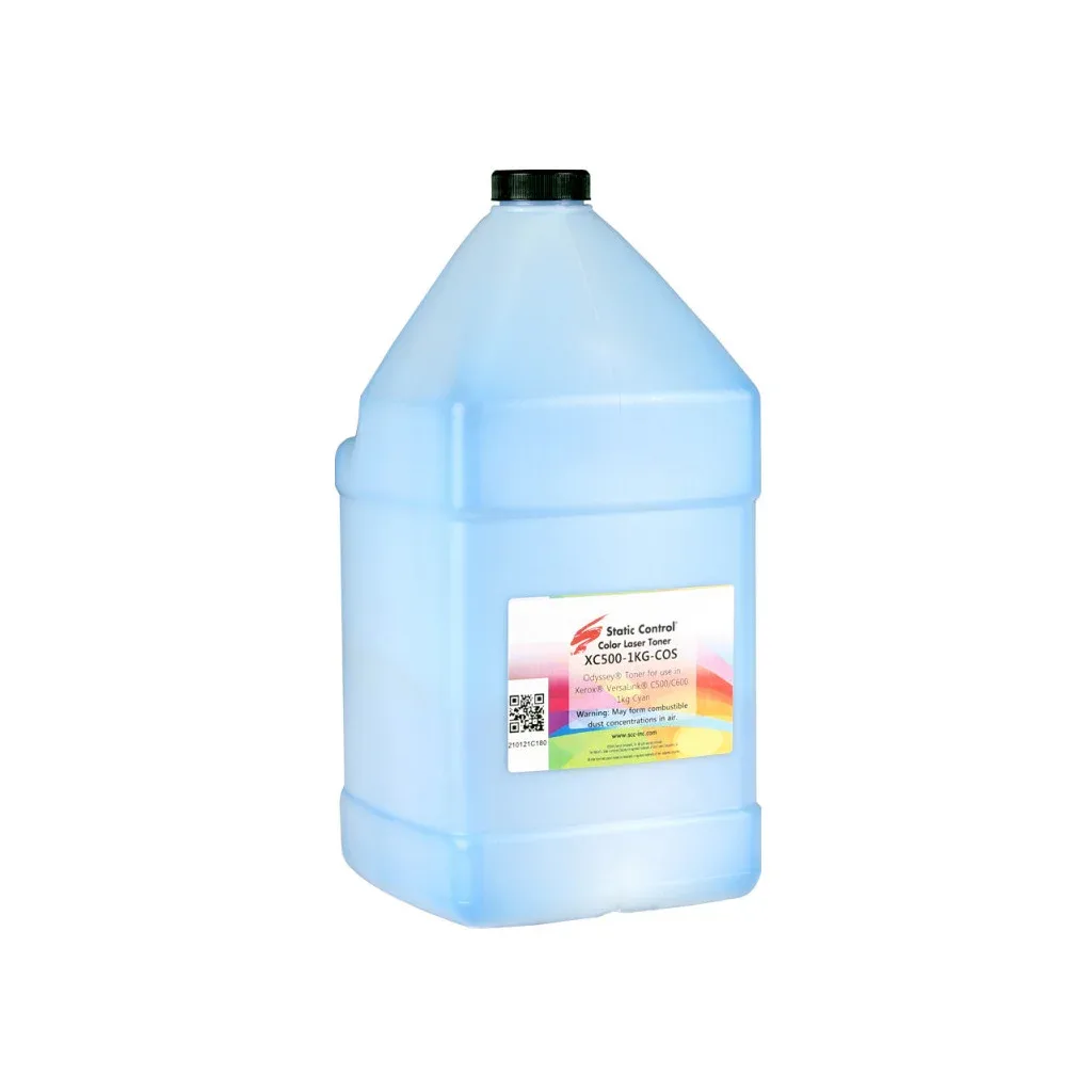 Тонер Xerox VersaLink C500/C600 1кг cyan Static Control (XC500-1KG-COS)