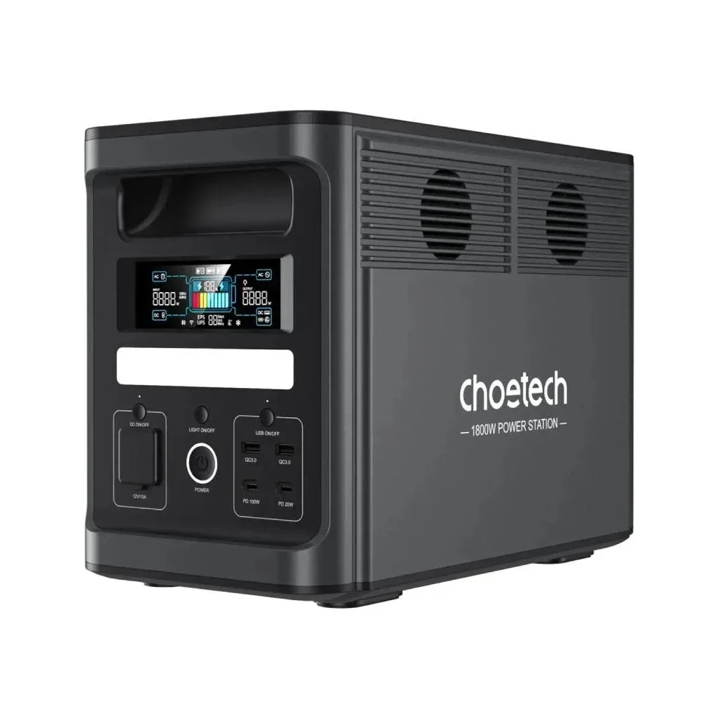 Зарядна станція Choetech 1800W 1536Wh (BS065-BQB)