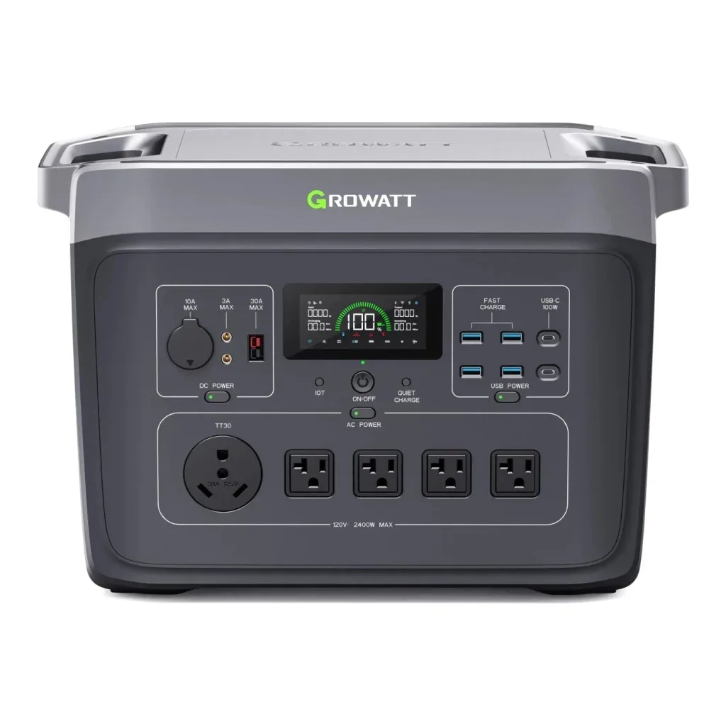 Зарядна станція Growatt Infinity 2000 Pro 2400W, 2048Wh (PPSL00.0002000)