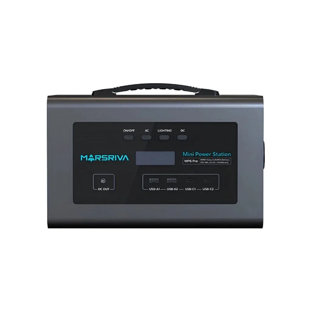 Зарядна станція Marsriva MP6ProV2 600W 627.2Wh (MP6ProV2_MARSRIVA)
