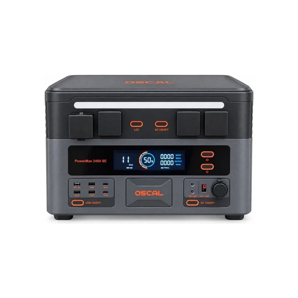 Зарядна станція Oscal PowerMax 2400 SE, 2016Wh (PowerMax 2400 SE)