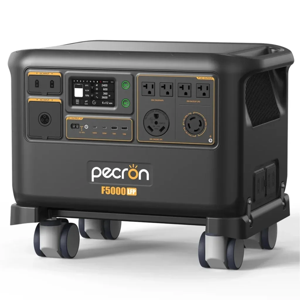 Зарядна станція Pecron F5000LFP, 7200W, 5120Wh (F5000LFP)