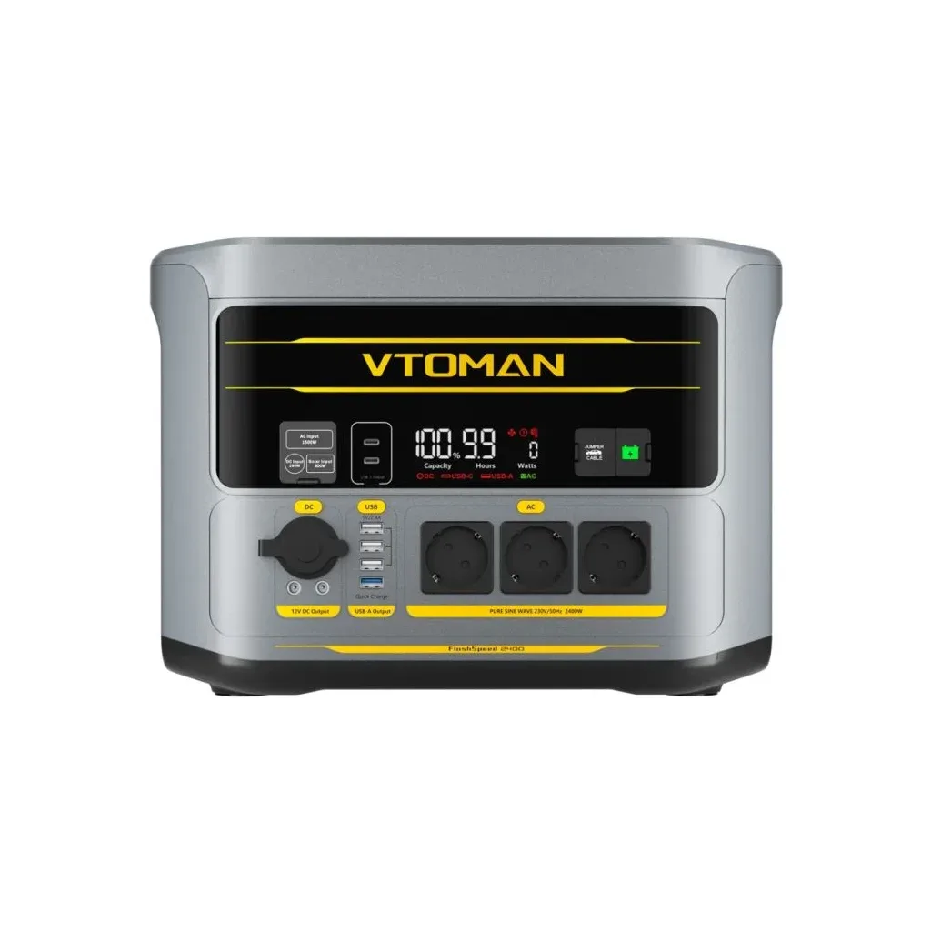 Зарядна станція Vtoman FlashSpeed 2400 2400W 1408Wh LiFePO4 (FlashSpeed 2400)